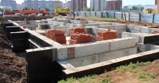Фундаменты промышленных зданий в Щекино цена от 24699 руб. - заказать строительство фундамента промздания под стальные колонны